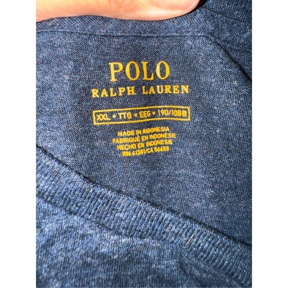 Polo Ralph Lauren Navy Tee – XXL - Picture 5 of 5